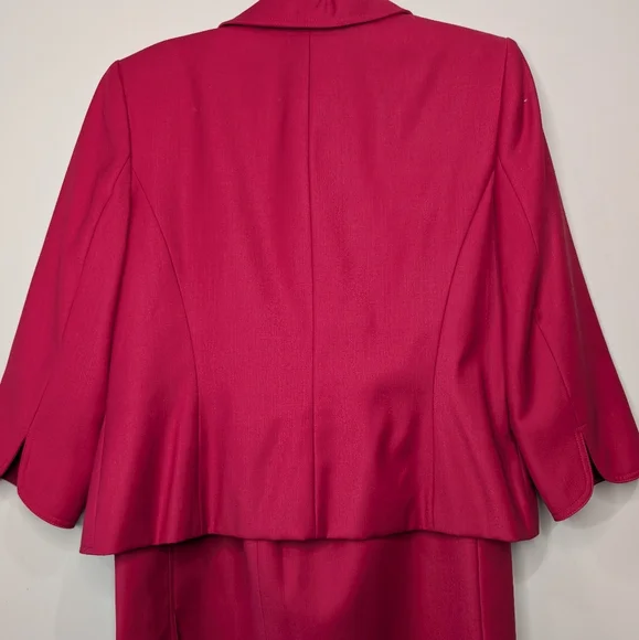 💗 Sag Harbor Women's Vibrant Red Blazer - Picture 3 of 6